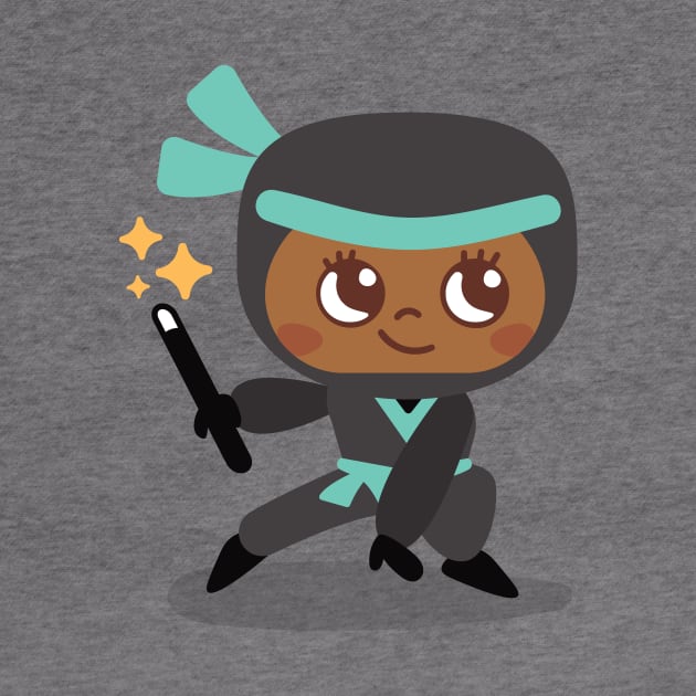 Teal Ninja by Language Ninjas